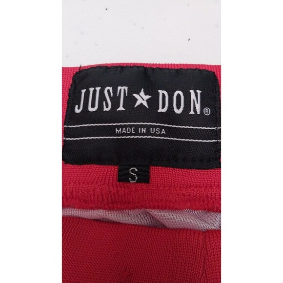 Just Don Miami Heat 1996-97 Stitched Red Basketball Shorts Size Men's Small - Picture 3 of 9